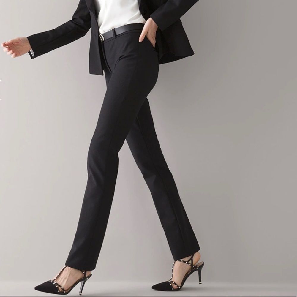 White House Black Market Formal Dress Pants Straight Leg Womens OS​​​ - Picture 2 of 9